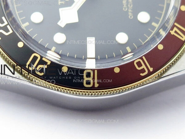 Black Bay GMT S&G Black/Brown Bezel ZF 1:1 Best Edition on SS/YG Bracelet A2836 - Image 10