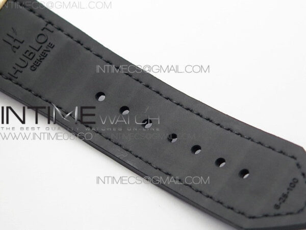 Classic Fusion 42mm RG Paved Diamonds Bezel B50F Blue Dial On Blue Gummy Strap A2892 - Image 17