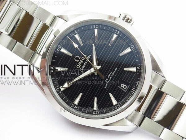 Aqua Terra 150M Master Chronometers VSF 1:1 Best Edition black dial silver second hand on SS Bracelet A8900 Super Clone - Image 2