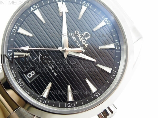 Aqua Terra 150M Master Chronometers VSF 1:1 Best Edition black dial silver second hand on SS Bracelet A8900 Super Clone - Image 6
