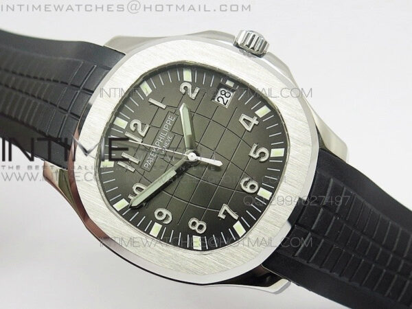 Aquanaut Jumbo BP Best Edition SS Black Dial on Black Rubber Strap Miyota 9015 PP324CS - Image 6