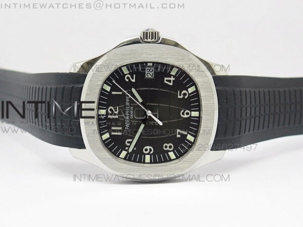 Aquanaut Jumbo BP Best Edition SS Black Dial on Black Rubber Strap Miyota 9015 PP324CS - Image 7