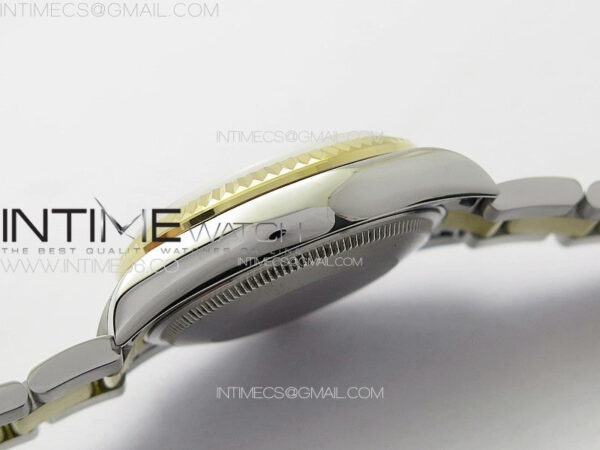 DateJust 31mm 72610 SS/YG APSF Best Edition Green Dial Crystals Markers on Oyster Bracelet A2824 - Image 13