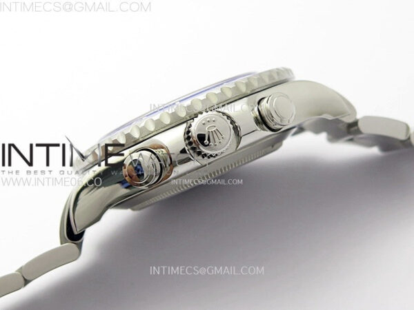YachtMaster II 116680 Blue Ceramic Bezel SS KF 1:1 Best Edition White Dial on Bracelet A7750 - Image 14