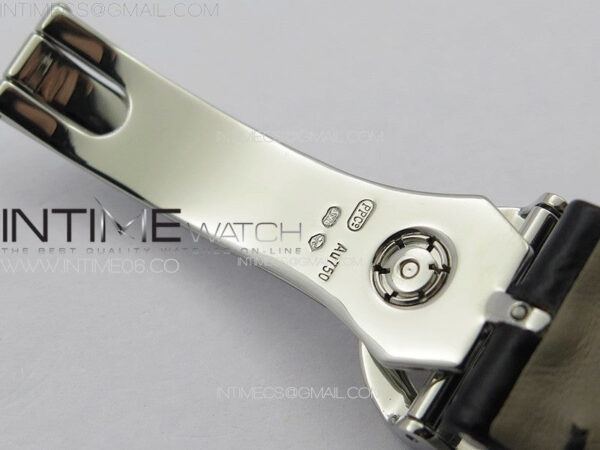 Annual Calendar Moonphase 5396 SS PPF 1:1 Best Edition Gray Dial on Black Leather Strap PPF324 - Image 15