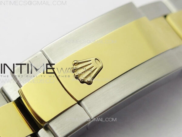 DateJust 31mm 72610 SS/YG APSF Best Edition Green Dial Crystals Markers on Oyster Bracelet A2824 - Image 17