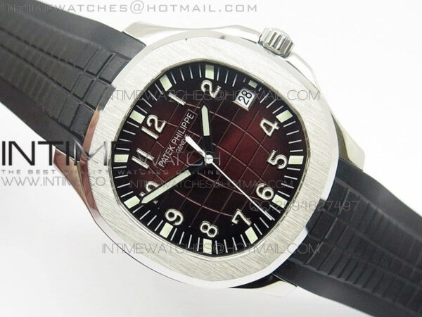 Aquanaut Jumbo BP Best Edition SS Brown Dial on Black Rubber Strap Miyota 9015 PP324CS - Image 6