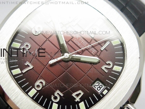 Aquanaut Jumbo BP Best Edition SS Brown Dial on Black Rubber Strap Miyota 9015 PP324CS - Image 8