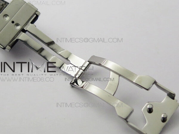 Classic Fusion 42mm SS Paved Diamonds Case/Bezel B50F Gray Dial On Gray Gummy Strap A2892 - Image 15