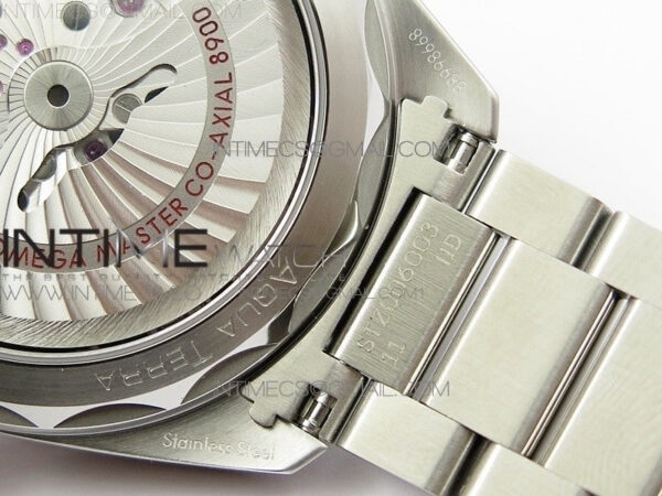Aqua Terra 150M Master Chronometers VSF 1:1 Best Edition black dial silver second hand on SS Bracelet A8900 Super Clone - Image 41