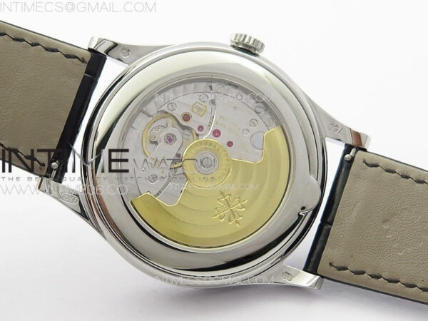Annual Calendar Moonphase 5396 SS PPF 1:1 Best Edition Gray Dial on Black Leather Strap PPF324 - Image 21