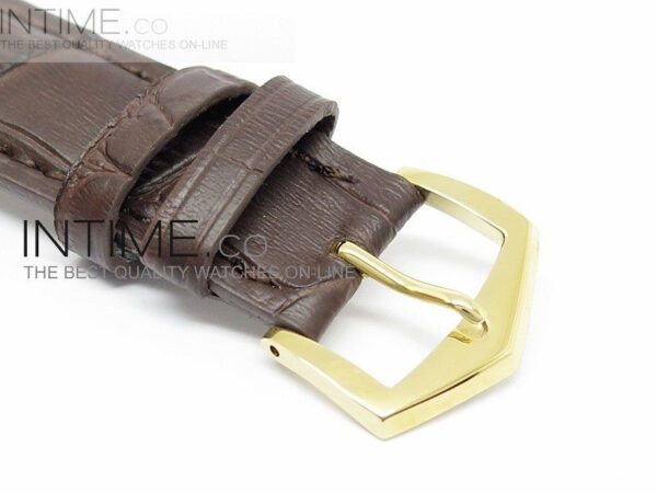 Calatrava 5227 BP Version YG White Dial on Leather Strap Japanese MIYOTA 9015 - Image 11