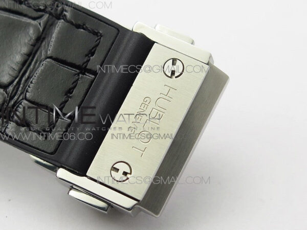 Classic Fusion 42mm SS Paved Diamonds Case/Bezel B50F Black Dial On Black Gummy Strap A2892 - Image 13