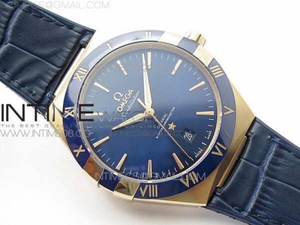 Constellation 131.33.41.21.03.001 RG TW Best Edition Blue Dial On Blue Gummy Strap A8500 - Image 2