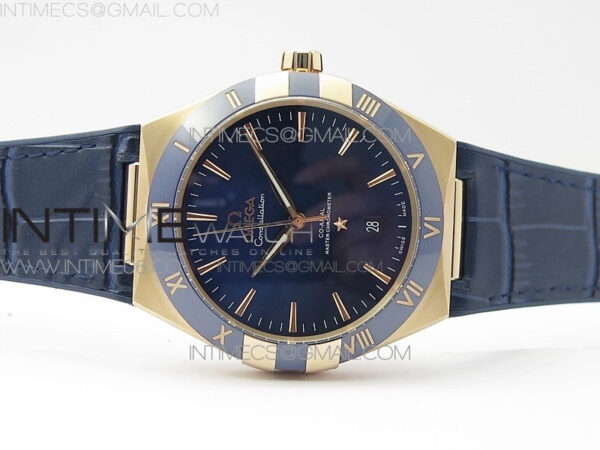 Constellation 131.33.41.21.03.001 RG TW Best Edition Blue Dial On Blue Gummy Strap A8500 - Image 3