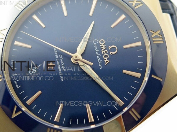 Constellation 131.33.41.21.03.001 RG TW Best Edition Blue Dial On Blue Gummy Strap A8500 - Image 4