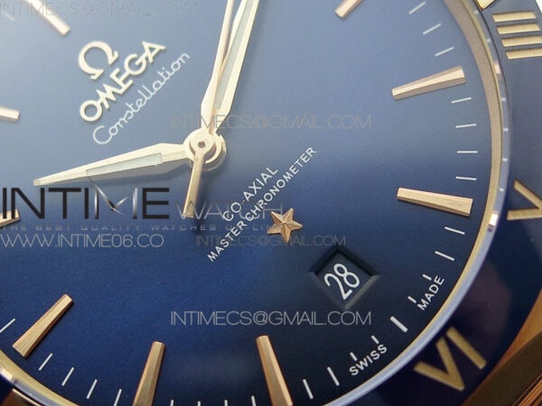Constellation 131.33.41.21.03.001 RG TW Best Edition Blue Dial On Blue Gummy Strap A8500 - Image 5