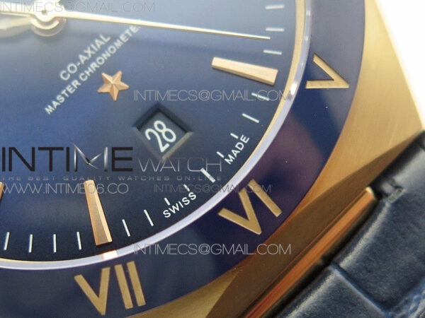 Constellation 131.33.41.21.03.001 RG TW Best Edition Blue Dial On Blue Gummy Strap A8500 - Image 6