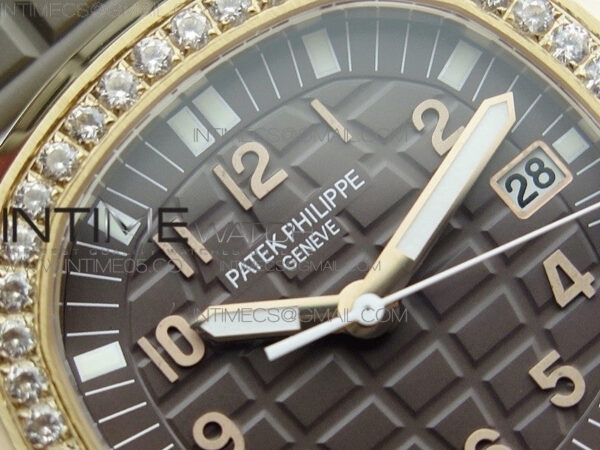 Aquanaut 5067A RG PPF 1:1 Best Edition Brown Textured Dial on Brown Rubber Strap AE23 (Free a box) - Image 7
