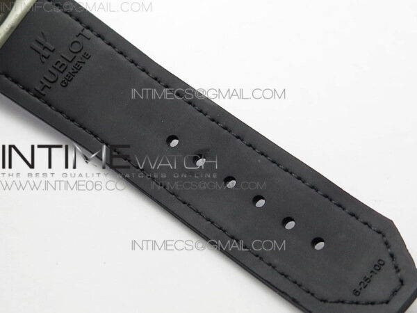 Classic Fusion 42mm SS Paved Diamonds Case/Bezel B50F Blue Dial On Blue Gummy Strap A2892 - Image 17