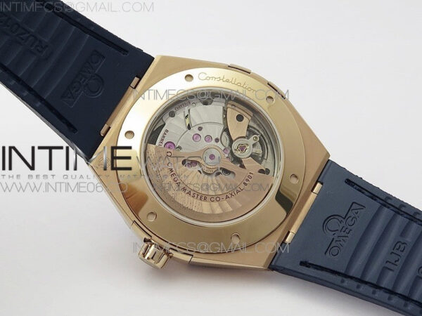 Constellation 131.33.41.21.03.001 RG TW Best Edition Blue Dial On Blue Gummy Strap A8500 - Image 19