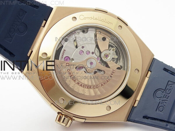 Constellation 131.33.41.21.03.001 RG TW Best Edition Blue Dial On Blue Gummy Strap A8500 - Image 20