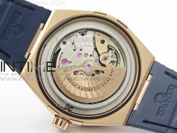 Constellation 131.33.41.21.03.001 RG TW Best Edition Blue Dial On Blue Gummy Strap A8500 - Image 21