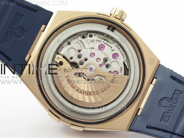 Constellation 131.33.41.21.03.001 RG TW Best Edition Blue Dial On Blue Gummy Strap A8500 - Image 22