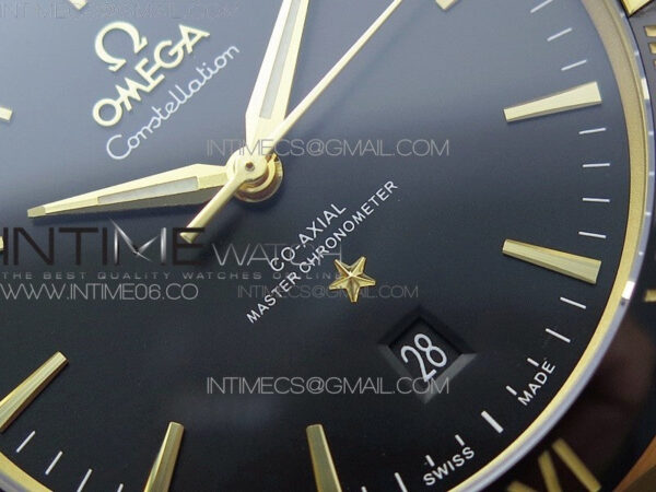 Constellation 131.33.41.21.03.001 YG TW Best Edition Black Dial On Black Gummy Strap A8500 - Image 5