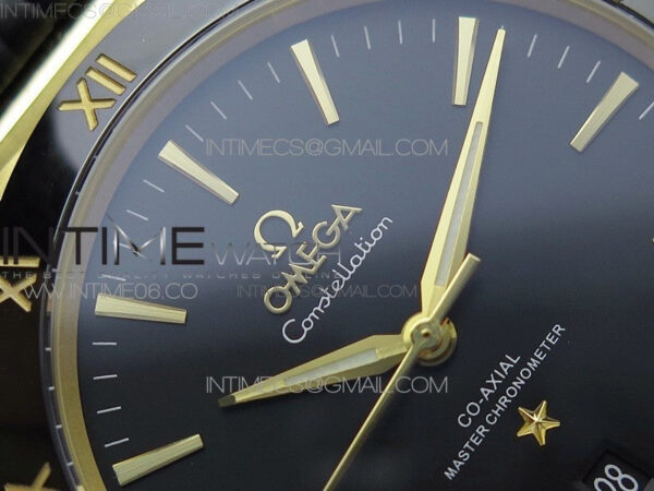 Constellation 131.33.41.21.03.001 YG TW Best Edition Black Dial On Black Gummy Strap A8500 - Image 8