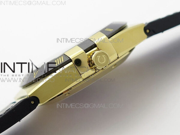 Constellation 131.33.41.21.03.001 YG TW Best Edition Black Dial On Black Gummy Strap A8500 - Image 9