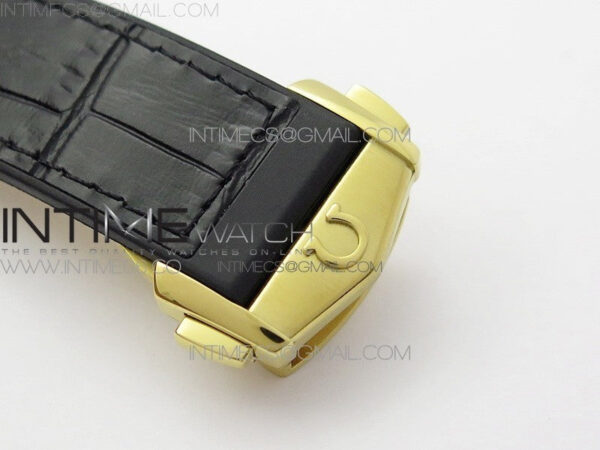 Constellation 131.33.41.21.03.001 YG TW Best Edition Black Dial On Black Gummy Strap A8500 - Image 12