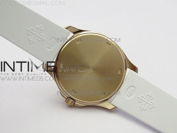 Aquanaut 5067A RG PPF 1:1 Best Edition White Textured Dial on White Rubber Strap AE23 (Free a box) - Image 19
