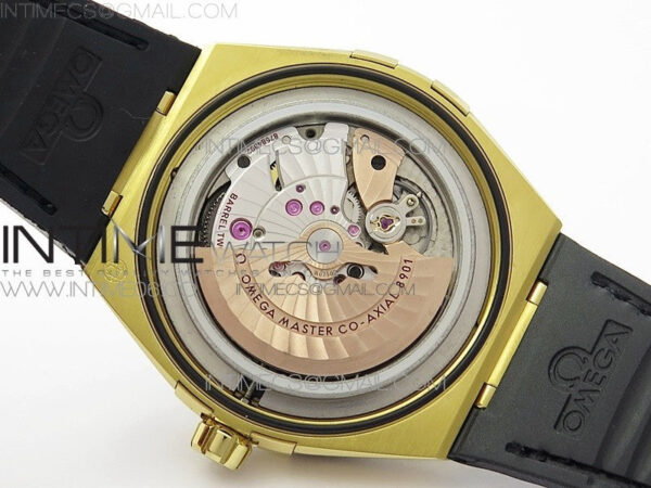 Constellation 131.33.41.21.03.001 YG TW Best Edition Black Dial On Black Gummy Strap A8500 - Image 21