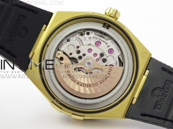 Constellation 131.33.41.21.03.001 YG TW Best Edition Black Dial On Black Gummy Strap A8500 - Image 22