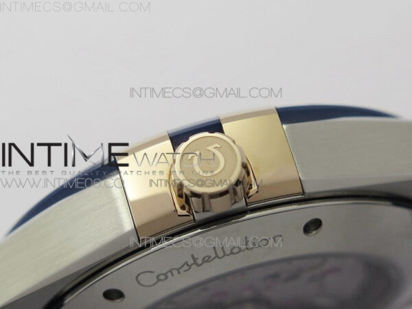 Constellation 131.33.41.21.03.001 SS/RG TW Best Edition Blue Dial On Blue Gummy Strap A8500 - Image 10