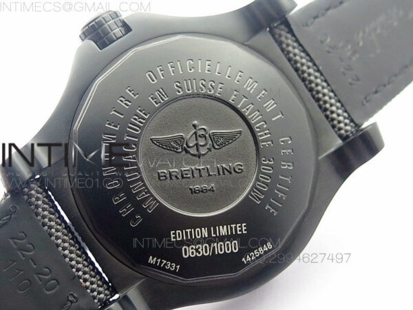 Avenger II Seawolf PVD Black Dial on Gray Nylon Strap A2836 - Image 11