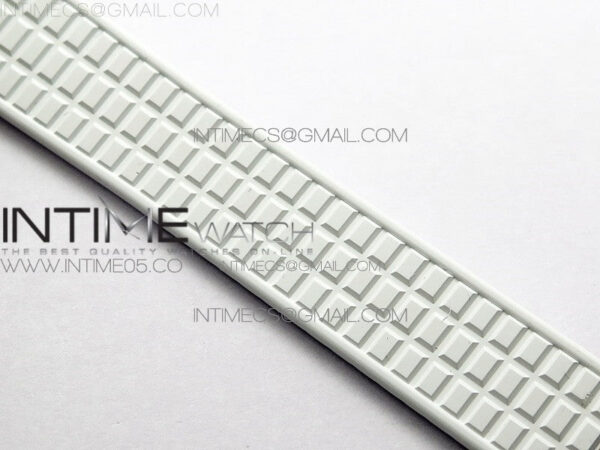 Aquanaut 5067A SS PPF 1:1 Best Edition White Textured Dial on White Rubber Strap AE23 (Free a box) - Image 12