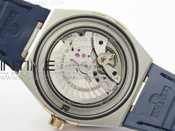Constellation 131.33.41.21.03.001 SS/RG TW Best Edition Blue Dial On Blue Gummy Strap A8500 - Image 21