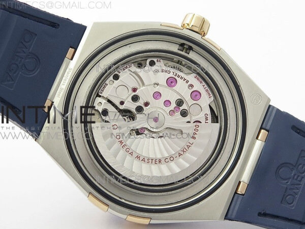 Constellation 131.33.41.21.03.001 SS/RG TW Best Edition Blue Dial On Blue Gummy Strap A8500 - Image 22