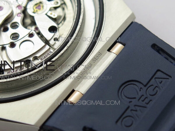 Constellation 131.33.41.21.03.001 SS/RG TW Best Edition Blue Dial On Blue Gummy Strap A8500 - Image 23