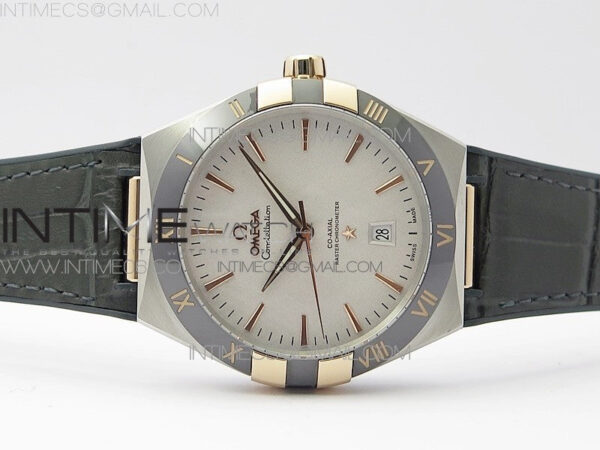 Constellation 131.33.41.21.03.001 SS/RG TW Best Edition White Dial On Black Gummy Strap A8500 - Image 2