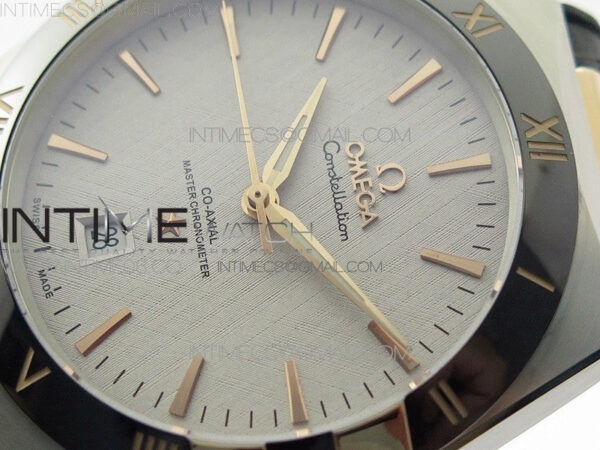 Constellation 131.33.41.21.03.001 SS/RG TW Best Edition White Dial On Black Gummy Strap A8500 - Image 3
