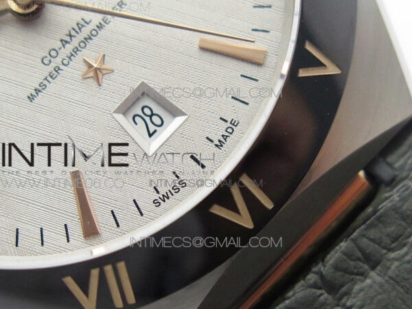 Constellation 131.33.41.21.03.001 SS/RG TW Best Edition White Dial On Black Gummy Strap A8500 - Image 5