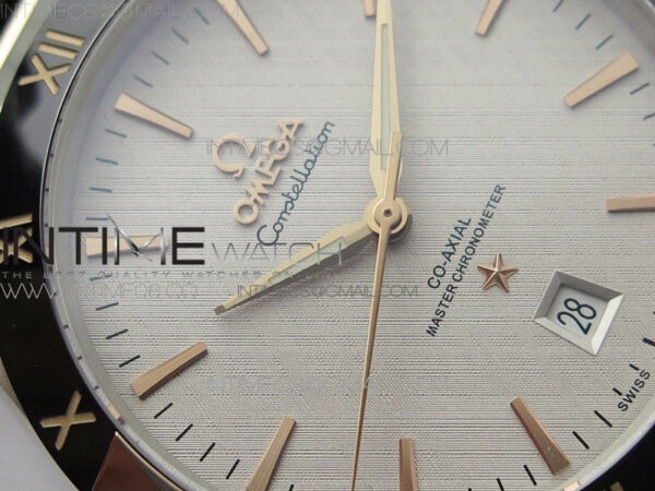 Constellation 131.33.41.21.03.001 SS/RG TW Best Edition White Dial On Black Gummy Strap A8500 - Image 6