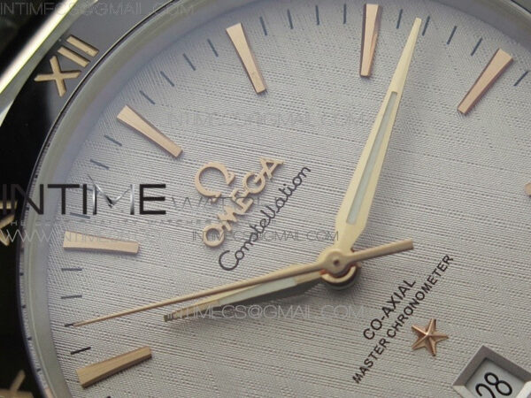 Constellation 131.33.41.21.03.001 SS/RG TW Best Edition White Dial On Black Gummy Strap A8500 - Image 7