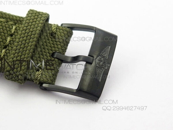Avenger II Seawolf PVD Black CF Dial on Green Nylon Strap A2836 - Image 8
