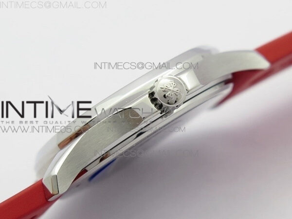 Aquanaut 5067A SS PPF 1:1 Best Edition Red Textured Dial on Red Rubber Strap AE23 (Free a box) - Image 9