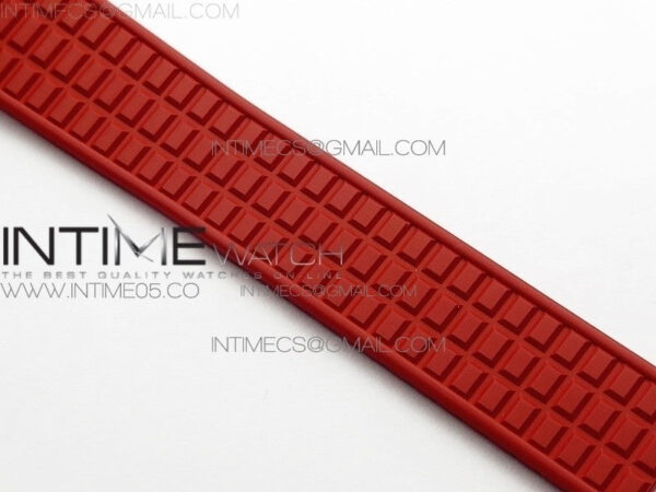 Aquanaut 5067A SS PPF 1:1 Best Edition Red Textured Dial on Red Rubber Strap AE23 (Free a box) - Image 12