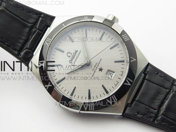 Constellation 131.33.41.21.03.001 SS TW Best Edition White Dial On Black Gummy Strap A8500 - Image 2